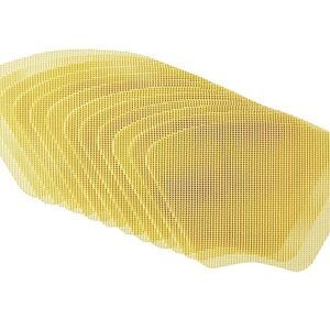 Kraftware 13939 Fishnet Placemat Dz, Wedge, Lemon
